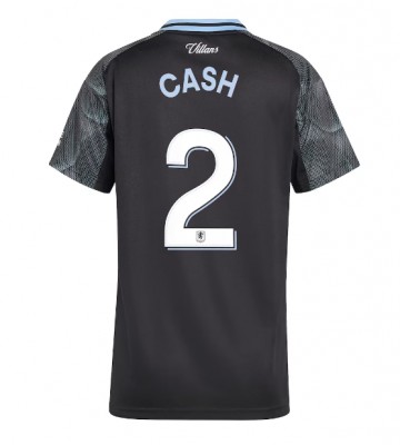 Aston Villa Matty Cash #2 Udebanetrøje Dame 2025-26 Kortærmet